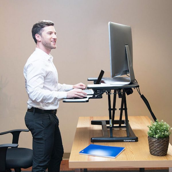 flexispot m7b ergonomic on desk sit stand desk