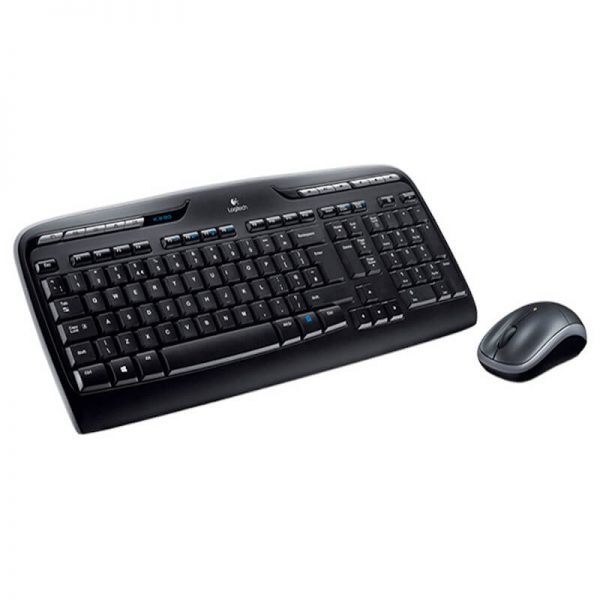 ergonomic setup using a logitech mk330 wireless and keyboard mouse combo