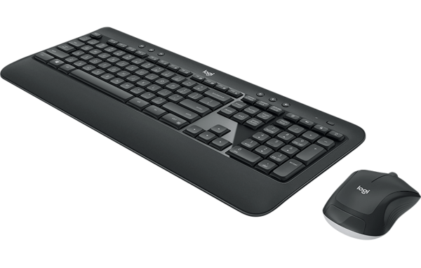 ergonomic setup using a logitech mk540 wireless and keyboard mouse combo