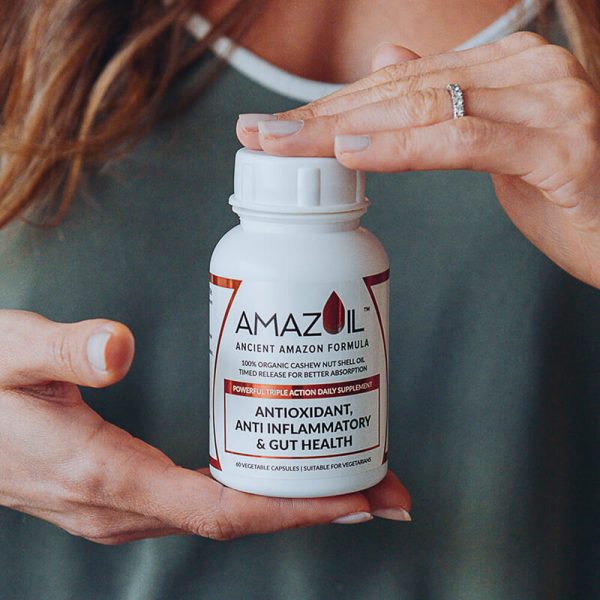 amazoil organic antioxidant anti inflammatory gut health supplement