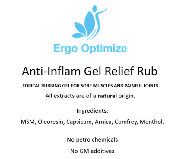relief gel rub anti-inflammation